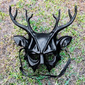 Devil Antler Deer Horn Halloween Mask
